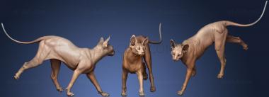 3D model Sphynx cat (STL)